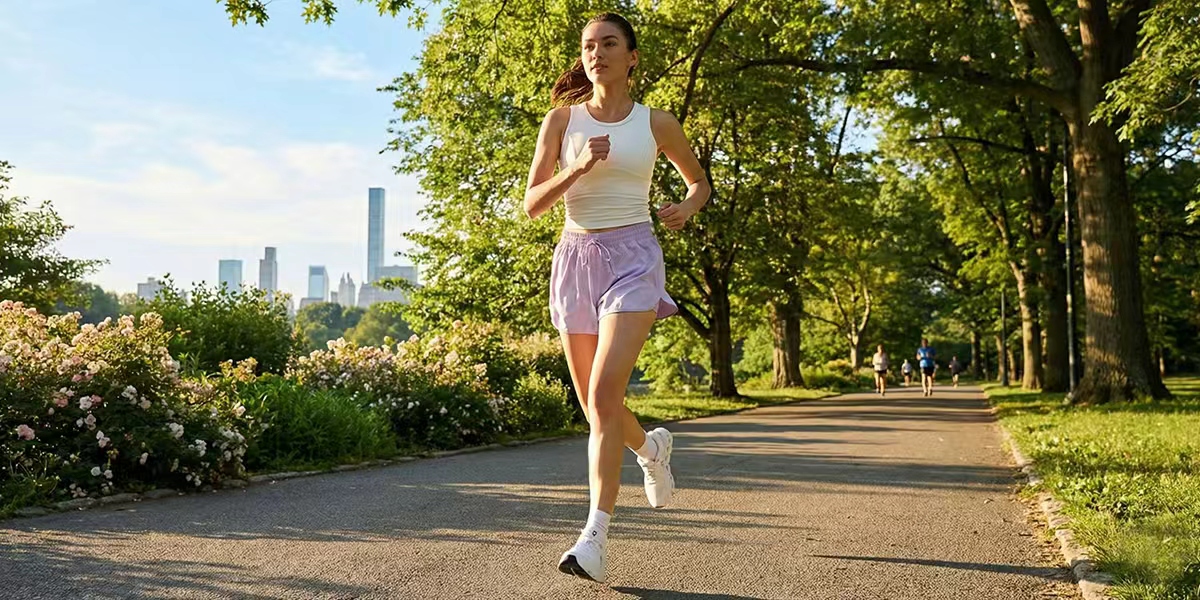 High-Waisted Workout Shorts