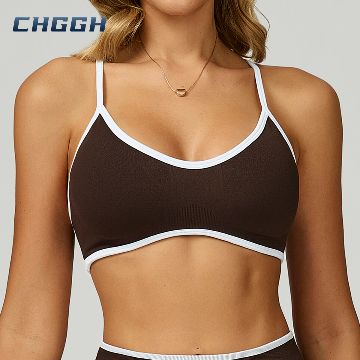 White Edge Yoga Fitness Top