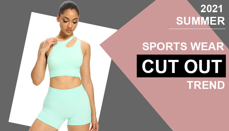 Tendance Sportswear 2021 : Soutien-gorge de sport avec détails découpés