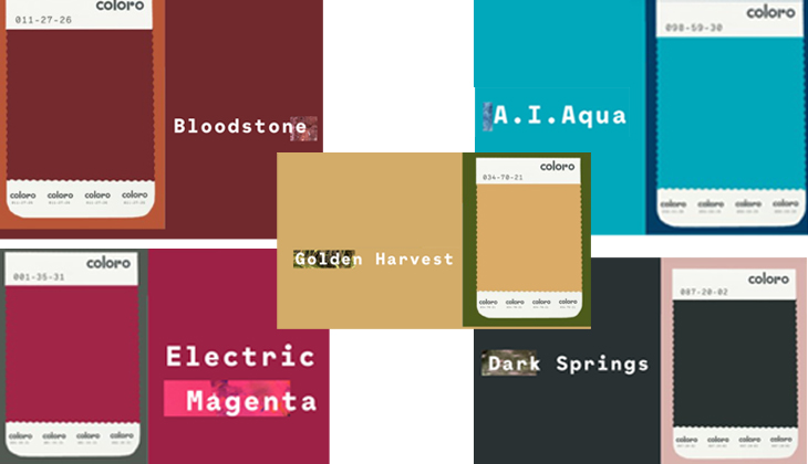 Conception de couleurs dans les vêtements de sport